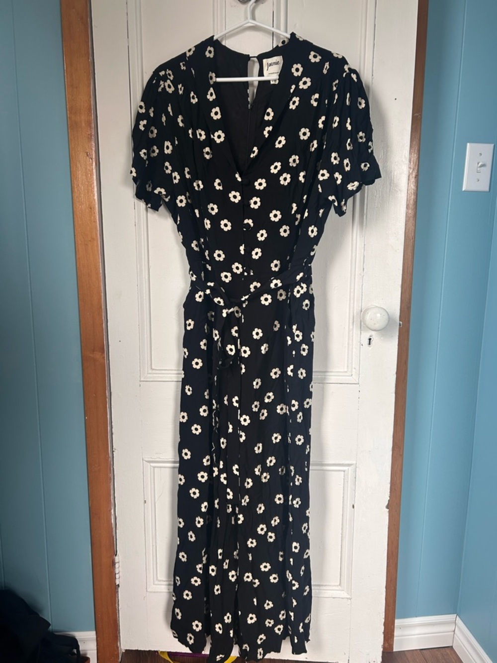 Joanie Black Floral Jumpsuit